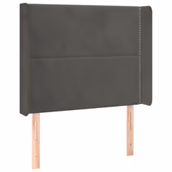 VidaXL 3118665, Grigio scuro, Poliestere, Legno, 930 mm, 78 cm, 88 cm, 160 mm