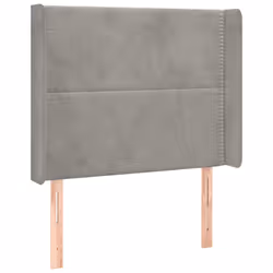 VidaXL 3118688, Grigio chiaro, Poliestere, Legno, 1830 mm, 78 cm, 88 cm, 160 mm