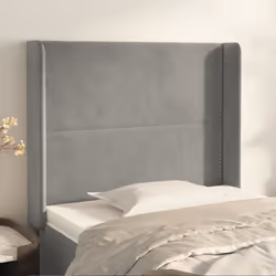 VidaXL 3118688 testiera e pedana Grigio chiaro