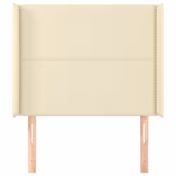 VidaXL 3118714 testiera e pedana Crema