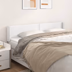 VidaXL 3118731 testiera e pedana Bianco