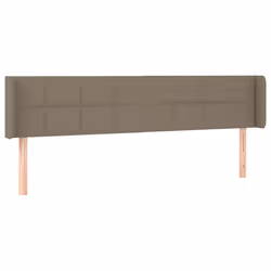 Testiera ad Orecchio Tortora 163x16x78/88 cm in Tessutocod mxl 97707 - Vista aggiuntiva 2