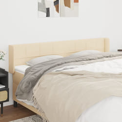 Testiera ad Orecchio Crema 183x16x78/88 cm in Tessutocod mxl 73712