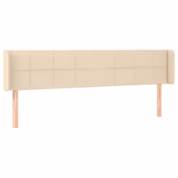 Testiera ad Orecchio Crema 183x16x78/88 cm in Tessutocod mxl 73712 - Vista aggiuntiva 2