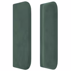 VidaXL 3118807 testiera e pedana Verde scuro - Vista aggiuntiva 4