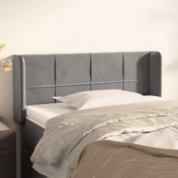 VidaXL 3118810 testiera e pedana Grigio chiaro