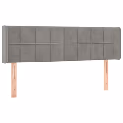 VidaXL 3118816, Grigio chiaro, Poliestere, Legno, 1470 mm, 78 cm, 88 cm, 160 mm