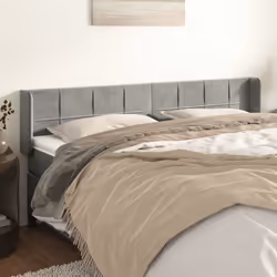 VidaXL 3118822 testiera e pedana Grigio chiaro