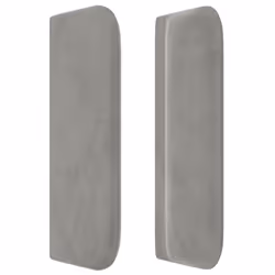 VidaXL 3118834 testiera e pedana Grigio chiaro - Vista aggiuntiva 4