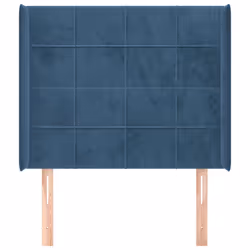VidaXL 3118838 testiera e pedana Blu scuro