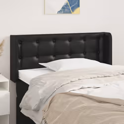 VidaXL 3118840 testiera e pedana Nero