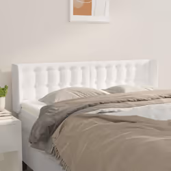 VidaXL 3118859 testiera e pedana Bianco