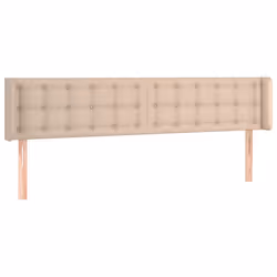 vidaXL Testiera ad Orecchio Cappuccino 163x16x78/88 cm in Similpelle - Vista aggiuntiva 2