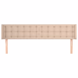 vidaXL Testiera ad Orecchio Cappuccino 163x16x78/88 cm in Similpelle - Vista aggiuntiva 3