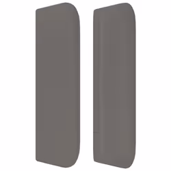 VidaXL 3118880 testiera e pedana Grigio - Vista aggiuntiva 4