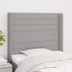 VidaXL 3118882 testiera e pedana Grigio chiaro