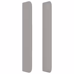 VidaXL 3118890 testiera e pedana Grigio chiaro - Vista aggiuntiva 4