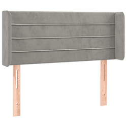 VidaXL 3118950 testiera e pedana Grigio chiaro