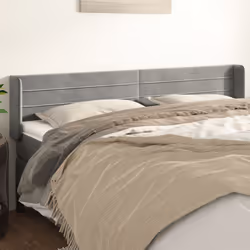 VidaXL 3118968 testiera e pedana Grigio chiaro