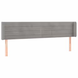 VidaXL 3118974, Grigio chiaro, Poliestere, Legno, 2030 mm, 78 cm, 88 cm, 160 mm