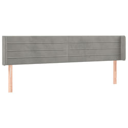 VidaXL 3118974 testiera e pedana Grigio chiaro