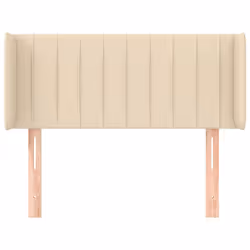 VidaXL 3118985 testiera e pedana Crema