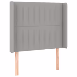 VidaXL 3118988, Grigio chiaro, Poliestere, Legno, 930 mm, 78 cm, 88 cm, 160 mm