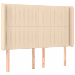 VidaXL 3119009, Crema, Poliestere, Legno, 1470 mm, 78 cm, 88 cm, 160 mm