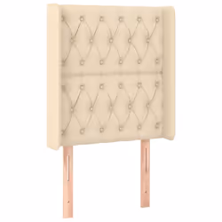 VidaXL 3119099, Crema, Poliestere, Legno, 1030 mm, 78 cm, 88 cm, 160 mm