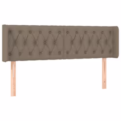 VidaXL 3119114, Grigio talpa, Poliestere, Legno, 1630 mm, 78 cm, 88 cm, 160 mm
