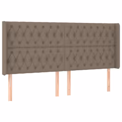 VidaXL 3119130, Grigio talpa, Poliestere, Legno, 2030 mm, 78 cm, 88 cm, 160 mm