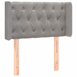 VidaXL 3119134, Grigio chiaro, Poliestere, Legno, 830 mm, 78 cm, 88 cm, 160 mm