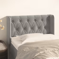 VidaXL 3119134 testiera e pedana Grigio chiaro