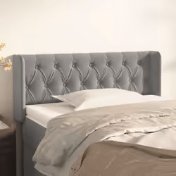 VidaXL 3119140 testiera e pedana Grigio chiaro