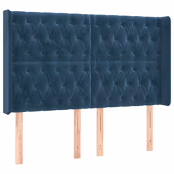 VidaXL 3119156, Blu scuro, Poliestere, Legno, 1470 mm, 78 cm, 88 cm, 160 mm