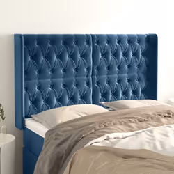VidaXL 3119156 testiera e pedana Blu scuro