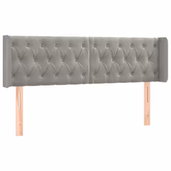 VidaXL 3119158, Grigio chiaro, Poliestere, Legno, 1630 mm, 78 cm, 88 cm, 160 mm