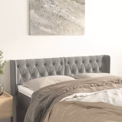 VidaXL 3119158 testiera e pedana Grigio chiaro