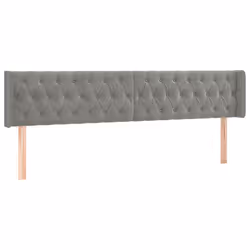 VidaXL 3119170, Grigio chiaro, Poliestere, Legno, 2030 mm, 78 cm, 88 cm, 160 mm