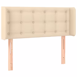 VidaXL 3119197, Crema, Poliestere, Legno, 1030 mm, 78 cm, 88 cm, 160 mm