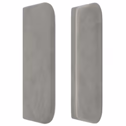 VidaXL 3119238 testiera e pedana Grigio chiaro - Vista aggiuntiva 4