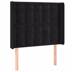 VidaXL 3119258, Nero, Poliestere, Legno, 1630 mm, 78 cm, 88 cm, 160 mm