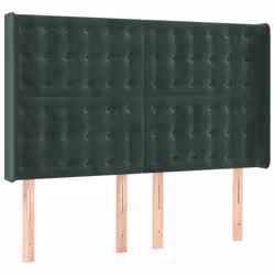 VidaXL 3119271, Verde scuro, Poliestere, Legno, 2030 mm, 78 cm, 88 cm, 160 mm