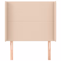 vidaXL Testiera ad Orecchio Cappuccino 103x23x118/128 cm in Similpelle - Vista aggiuntiva 3