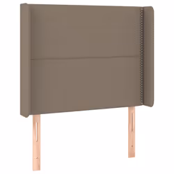 VidaXL 3119418, Grigio talpa, Poliestere, Legno, 830 mm, 118 cm, 128 cm, 160 mm