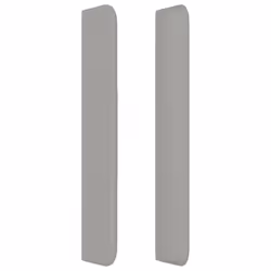 VidaXL 3119422 testiera e pedana Grigio chiaro - Vista aggiuntiva 4