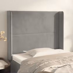 VidaXL 3119470 testiera e pedana Grigio chiaro