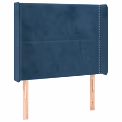 VidaXL 3119504, Blu scuro, Poliestere, Legno, 1830 mm, 118 cm, 128 cm, 160 mm