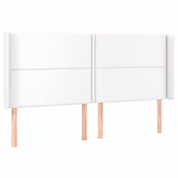 VidaXL 3119549, Bianco, Cotone, Poliestere, Cloruro di polivinile (PVC), 2030 mm, 118 cm, 128 cm, 160 mm