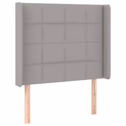 VidaXL 3119554, Grigio chiaro, Poliestere, Legno, 830 mm, 118 cm, 128 cm, 160 mm